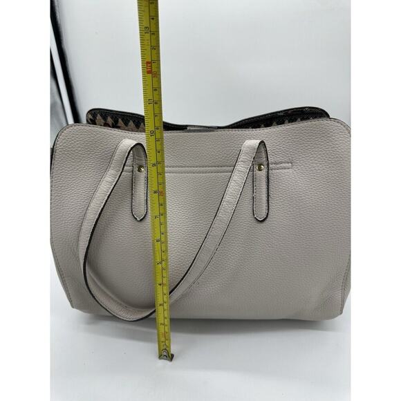 NANETTE LAPORE Light Gray Bowed Shoulder Bag Double Handeled Purse - Picture 7 of 12
